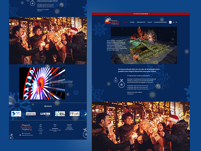 The Christmas market and the winter event in the Netherlands Web beautiful winter event christmas market city of maastricht design event ice skating indoor skating rink landing page magical maastricht online ticket online ticket booking regional products ui ui design ui website web website website design website landing page winter activities