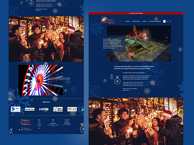 The Christmas market and the winter event in the Netherlands Web beautiful winter event christmas market city of maastricht design event ice skating indoor skating rink landing page magical maastricht online ticket online ticket booking regional products ui ui design ui website web website website design website landing page winter activities