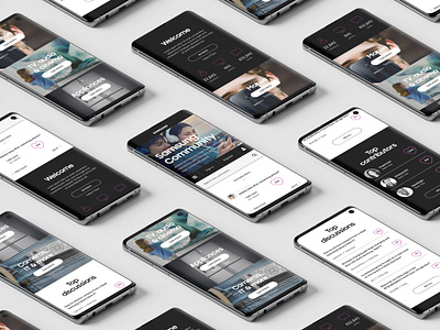 Samsung digital graphic design mobile ui ux web design