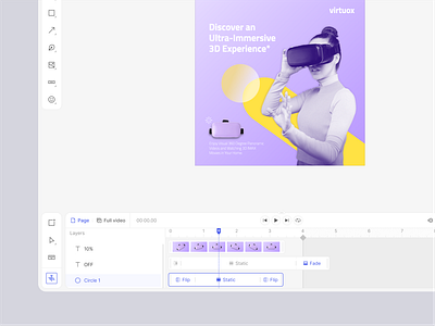 Glorify Video Editor animation artboard canvas collabify design tool edit editor figma free interface keyframe layers timeline tool transition ui ux video video editor