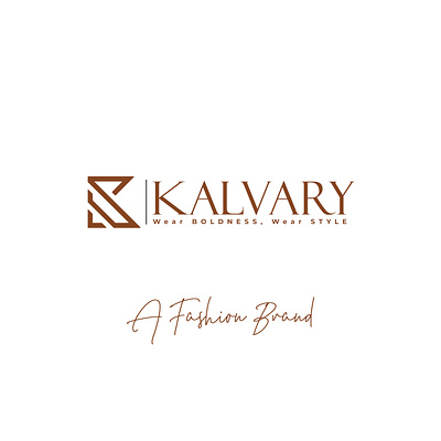 Kalvary - Clothing brand brand branding design fashion graphic design logo mockup