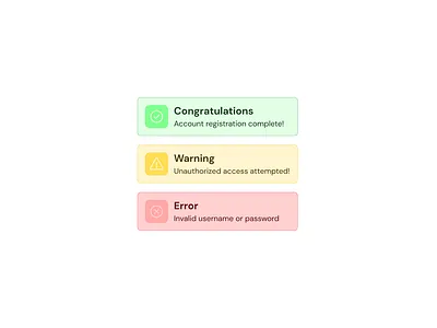 #11 - Flash Message 011 alert alerts challenge daily ui dailyui day11 design error message figma interaction learning message notification popup ui web design