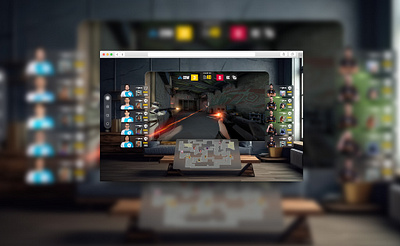 Apple Vision Pro - Stream Valorant design ui