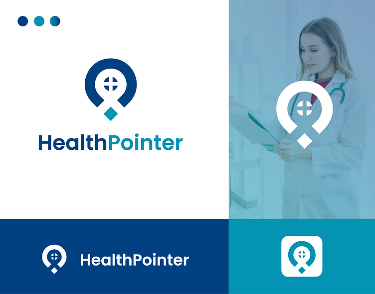 HealthPoint Logo, Logo, Health Logo, Brand Identity, Medical log by ...