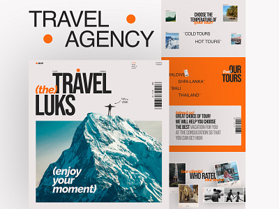 landing page | `JOIN UP!` travel agency agency design figma interface landing page travel travel agency traveling typography ui ui ux ux web design web site