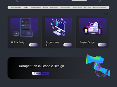 Educational Website design graphic design ui userinterface ux webdesign