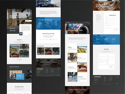 Hydroline Website blue collar civil construction construction energy industry oil and gas photography pipeline ui web website design