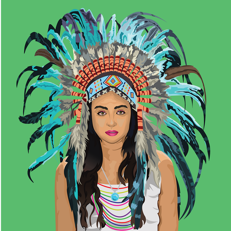 Tribe Girl By Biva On Dribbble 