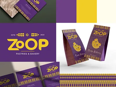 ZOOP PASTRIES AND BAKERY branding graphic design identity illustration