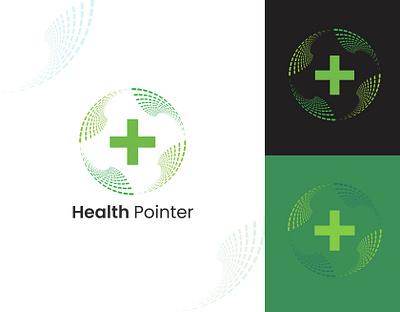 Health pointer logo | logo design app brand brand identity branding clean creative design flat graphic design icon illustration illustrator logo minimal modern photoshop typography ui ux vector