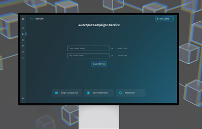 DPAD Launchpad Campaign Checklist UI Design checklist cryptocurrency idopool launchpad uidesign uxdesigner