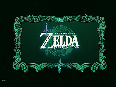 Zelda Tears Of the Kingdom Overlay graphic design illustration video juegos zelda