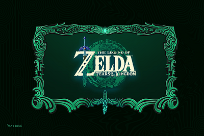 Zelda Tears Of the Kingdom Overlay graphic design illustration video juegos zelda