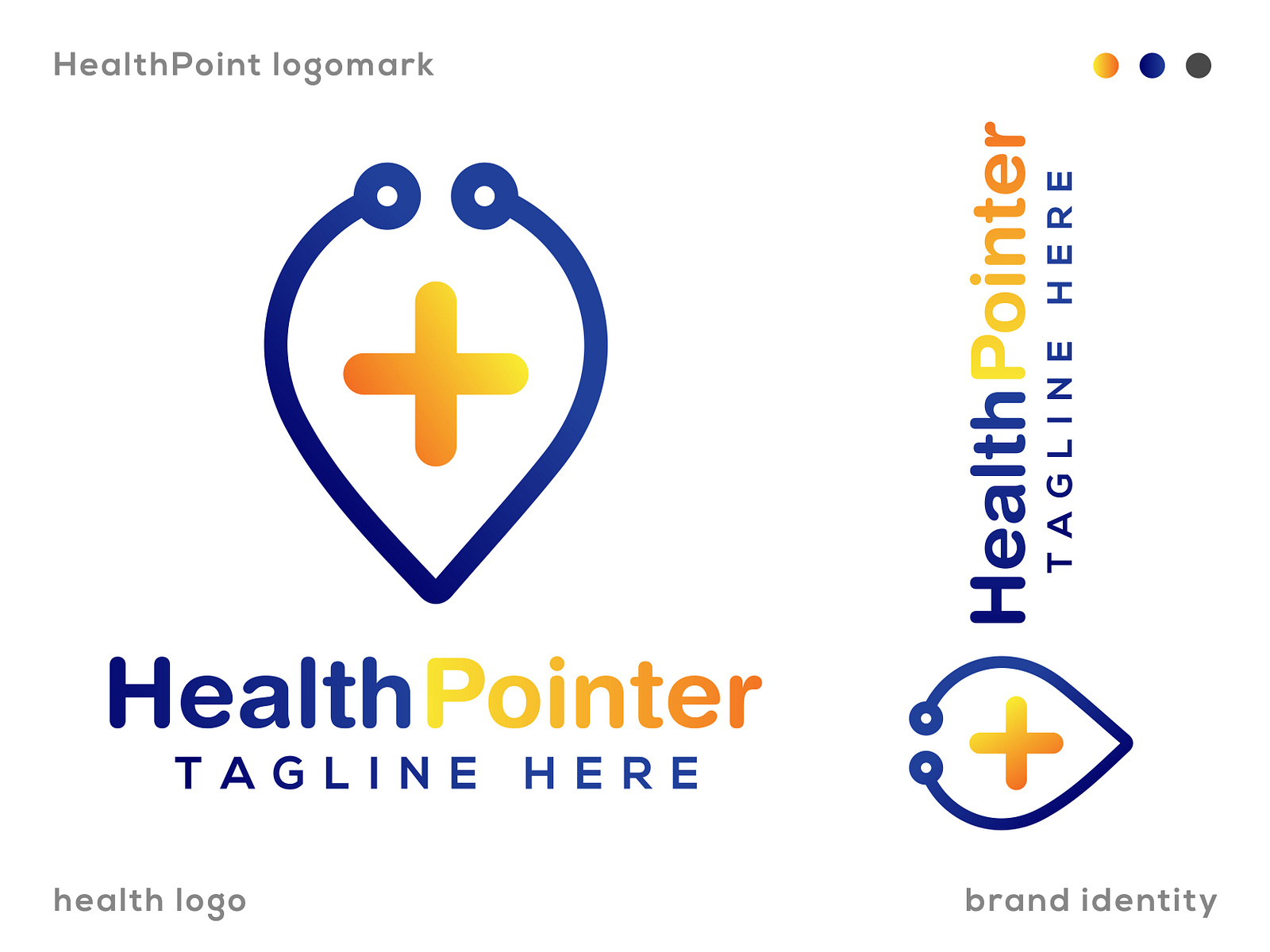 Concept : HealthPointer - Logo Design (Unused) by Pobitro Mistry on ...