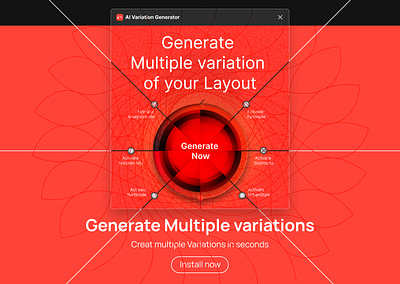 Abstract, Experimental Interface for a Figmaplugin design designer figma illustration interface plugin ui userexpierence userinterface ux webdesign