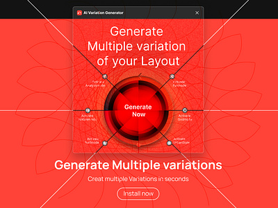 Abstract, Experimental Interface for a Figmaplugin design designer figma illustration interface plugin ui userexpierence userinterface ux webdesign