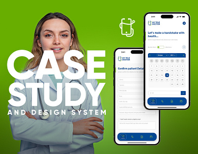 MyTeleDoctor Case Study And Design System app case study design system graphic design healthcare product design pwa responsive design ui ux