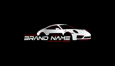 Sports car logo for car detailing and wash services speed