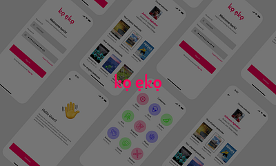 Ko eko: Streamlining Access to Academic Resource graphic design library app mobile app ui ux