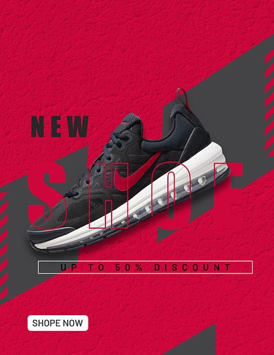 sneakers banner graphic design