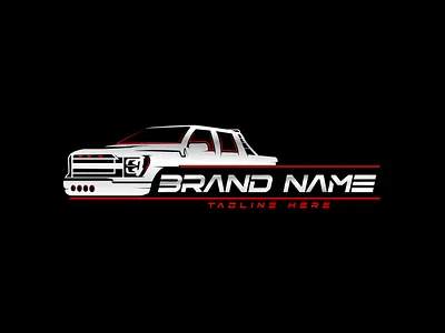 truck logo vector for detailing speed