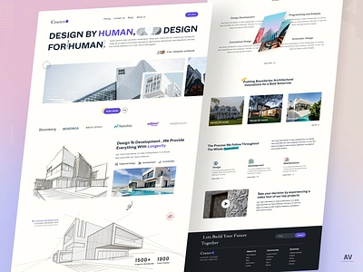 Architecture Firm Website 3d animation architecture branding creative creative design design firm graphic design interface minimal motion graphics product sajon ui uiux ux design visual design website design