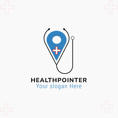 Healthpointer Logo Design brand identity creativelogo healthpointerlogo logoconcept