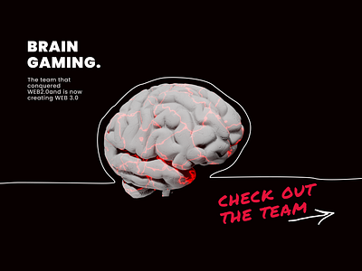 Braingaming graphic design illustrations ui ux web design web3