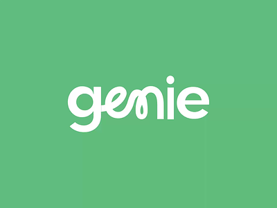 Genie Logo Interaction animation app branding design genie graphic design handyman illustration interaction logo ui vector