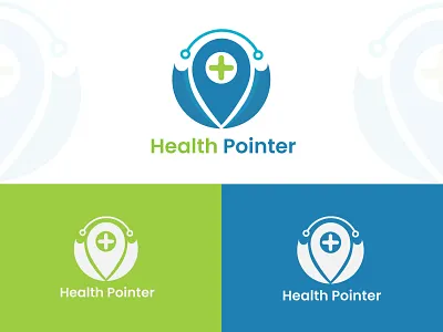 Health Pointer Logo, Branding, Icon Logo brand identity branding clinic logo creative logo dr logo graphic design health care logo health logo letter mark location logo logo logo concept logo design logo groom logo icon logo idea logo mark logo process modern logo typography