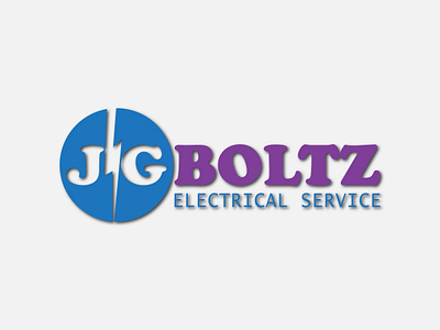 JG BOLTZ ELECTRICAL SERVICE bolt branding electric energy graphic design icon illustration logo logotype power service technology thunderbolt vector