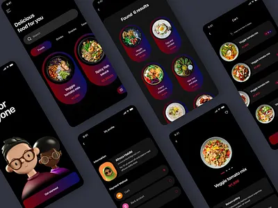 FoodFas - Food Mobile Application App app delivery delivery app delivery service dinner eating fast food food food app food delivery application food delivery service food design food order foodie lunch mobile mobile food app ui ui visual design ux