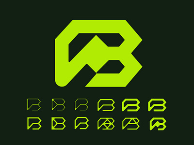 B b branding design icon identity illustration logo marks symbol ui vector