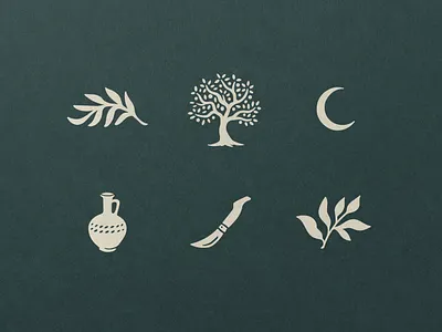 Pomona - Icon Set botanical branch brandidentity brandidentitydesign branding customicons design graphic design handdrawn icondesign icons illustration leaf pomona tree