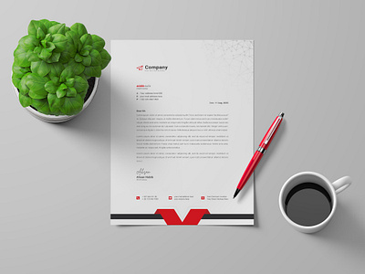Modern Business and Corporate Letterhead Template free letterhead template