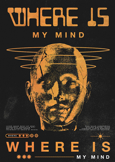 where is my mind design graphic design layout design poster design