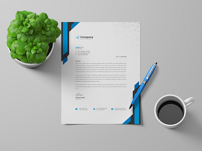 Corporate Letterhead Template Design how to make letterhead design