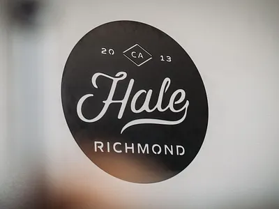 Hale - Signage brandidentity brandidentitydesign branding design fitness fitnessbranding fitnesslogo graphic design logo logodesign signage wordmark