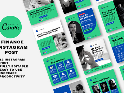 Finance instagram post canva canva design canva post canva template design finance finance design finance instagram post finance post finance social media post finance template graphic design instagram instagram post social media social media branding