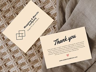 Thank you card business card canva canva template card design graphic design small business card thank thank you card thank you card canva thankyou