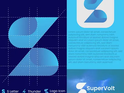 Thunder Logo, Logo, Logo Design, Branding, Brand Identity brand identity brand mark branding custom letter custom logo identity identity design letter letter logo logo designer logo mark mark monogram s letter s logo thunder logo type typography vect plus visual identity