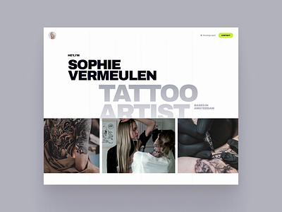 Sophie – Website Design framer ui webdesign