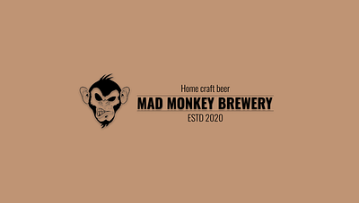 Mad Monkey home brewery branding logo