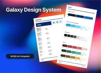 Galaxy Design System dailychallenge designsystem foundation productdesign ui ux