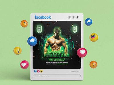 GYM Filer Design design drova flyer graphic design social media