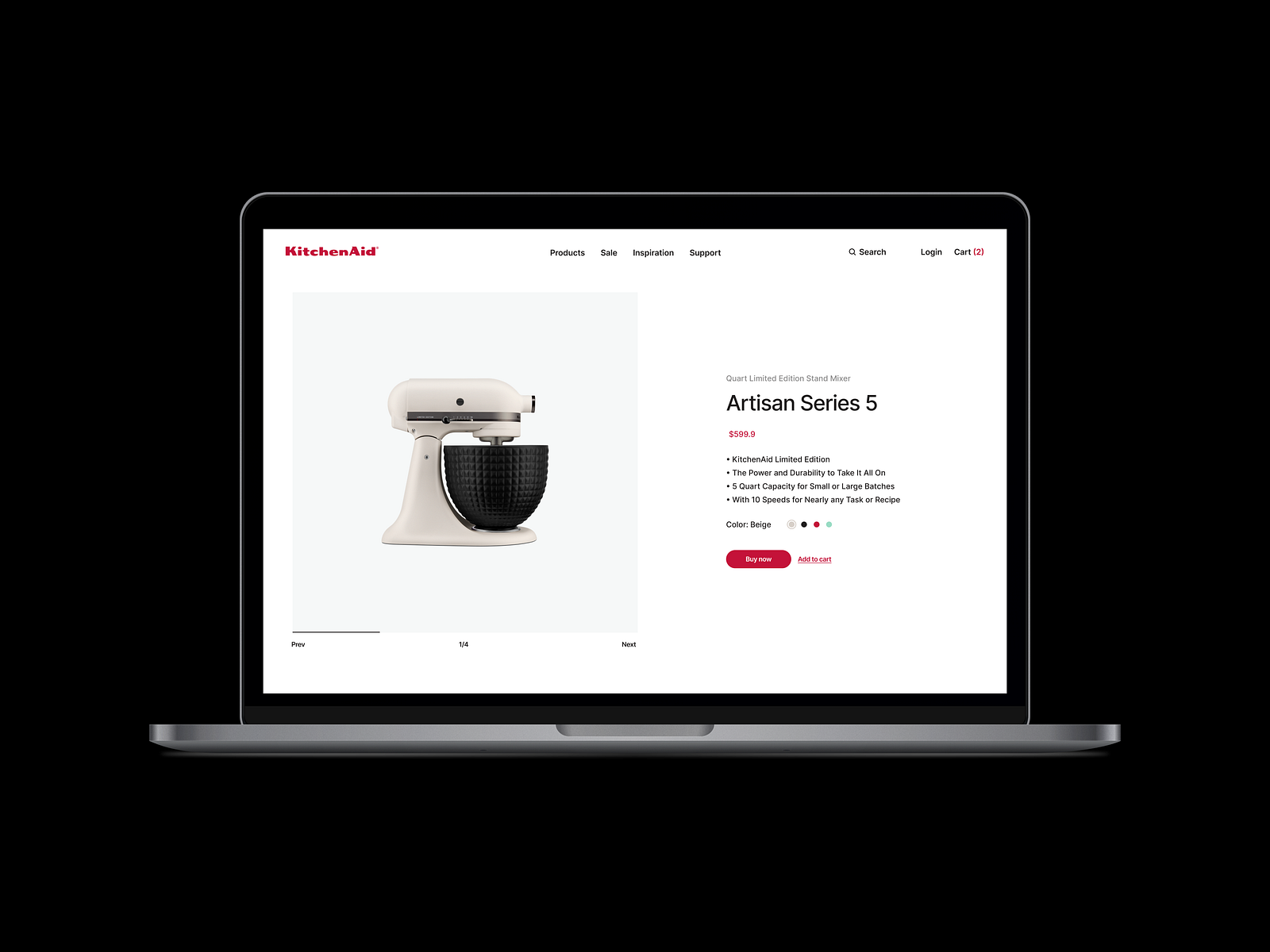 KitchenAid — site Redesign by Tentu Agency on Dribbble
