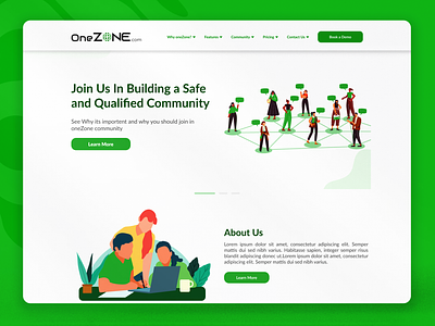 Web UI design for onezone.com clean layout color scheme customizable widgets efficiency iconography interactive elements intuitive navigation modern modular design productivity simplicity software ui typography ui design user experience web design white space