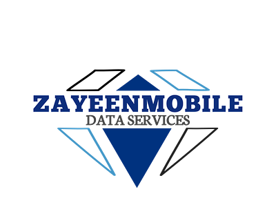 ZAYEENMOBILE DATA SERVICES branding dataservice flyer graphic design logo networkservice