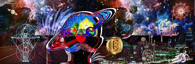 The BlockChain Explorer In Space blockchain blockchain art crypto crypto art