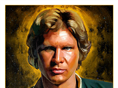 Han Solo! illustration star wars